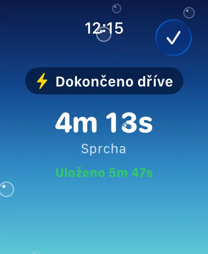 Dokončeno dříve