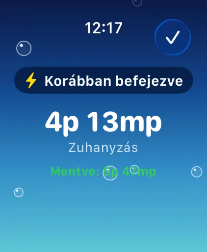 Korábban befejezve