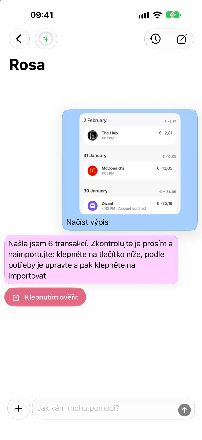 Načíst výpis