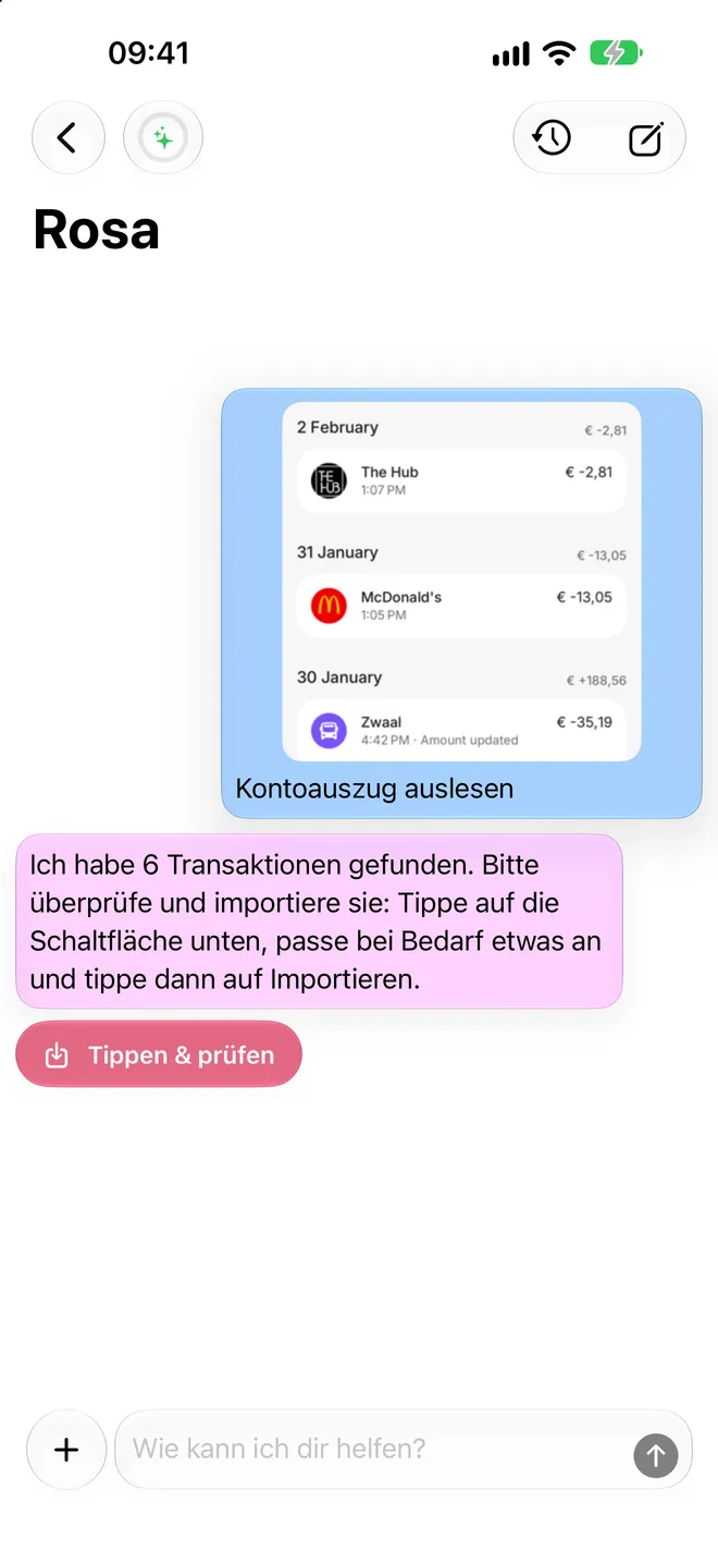 Kontoauszug auslesen