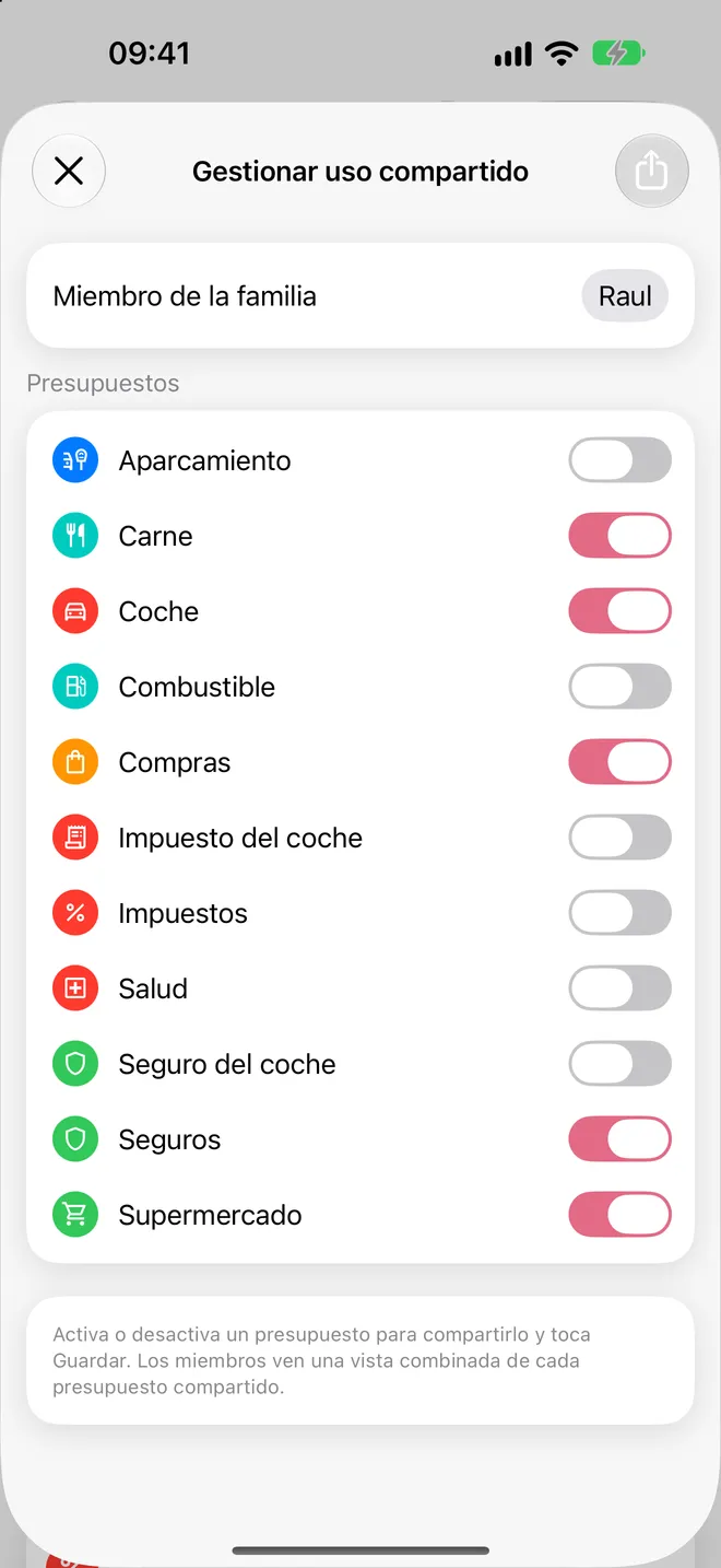 Gestionar uso compartido